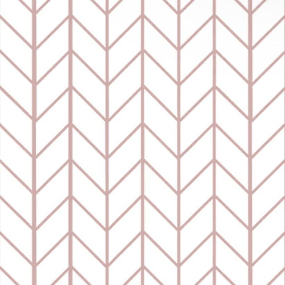 Stork And Style Chev-D5AAA9-Crib Skirt Chevron Pink (MSRP $45)